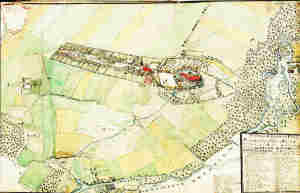 Topographischer Plan oder Perpectivischer Abris - Widok z lotu ptaka